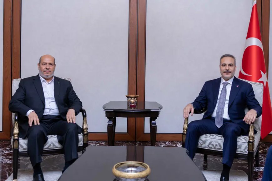 Dışişleri Bakanı Fidan, Hamas heyetiyle görüştü