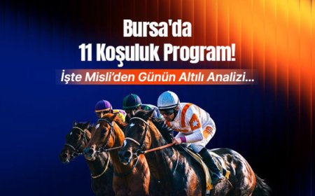 Bursa'da 11 koşuluk program! İşte Misli'den günün altılı analizi...