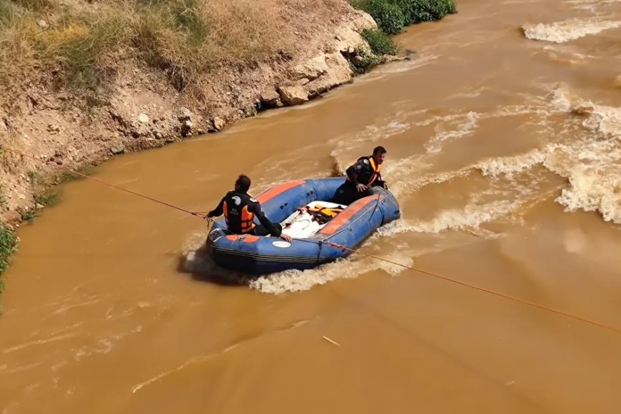 Şanlıurfa'da otomobil sulama kanalına uçtu. Sürücü kayboldu