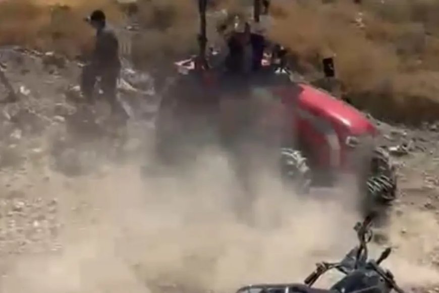 Hayvan otlatma kavgası. Tartıştığı kişilerin üzerine traktör sürdü