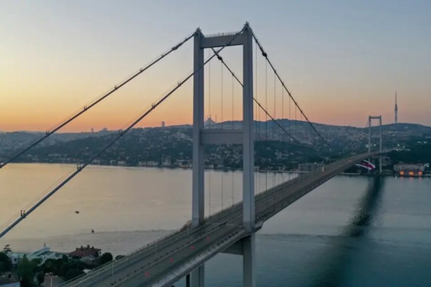 15 Temmuz Şehitler Köprüsü'nde dizi çekimi. 3 gece trafiğe kapacak
