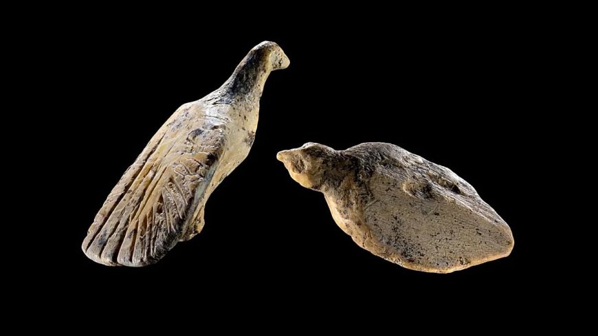 Alman mağarasında: 40 bin yıllık mamut dişinden kuş figürleri bulundu
