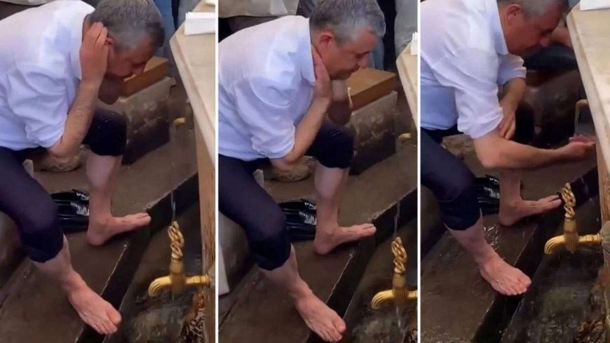 Özgür Özel’in abdest görüntülerine Muharrem İnce’den dikkat çeken yorum!