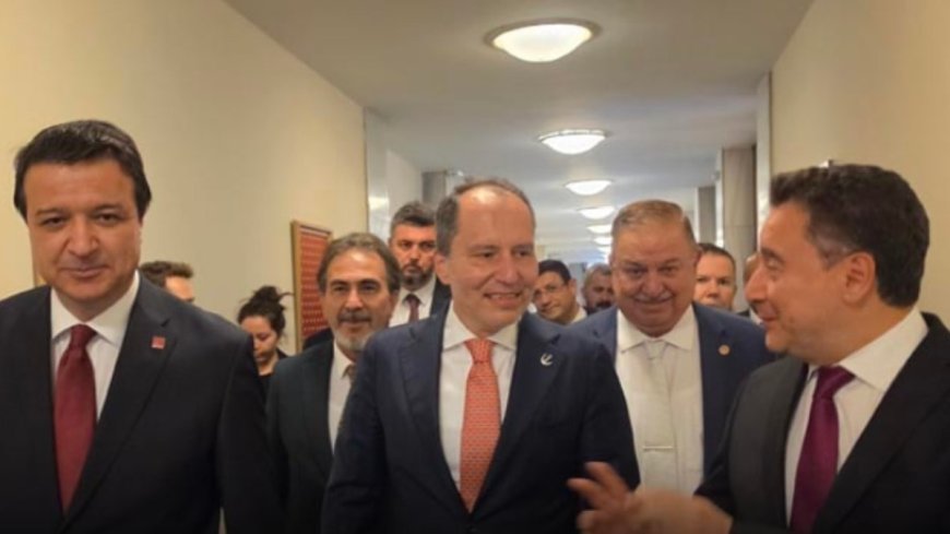 Üç Lider Yan Yana! Meclis’te Dikkat Çeken Buluşma: Yeni İttifakın İlk Fotoğrafı mı?