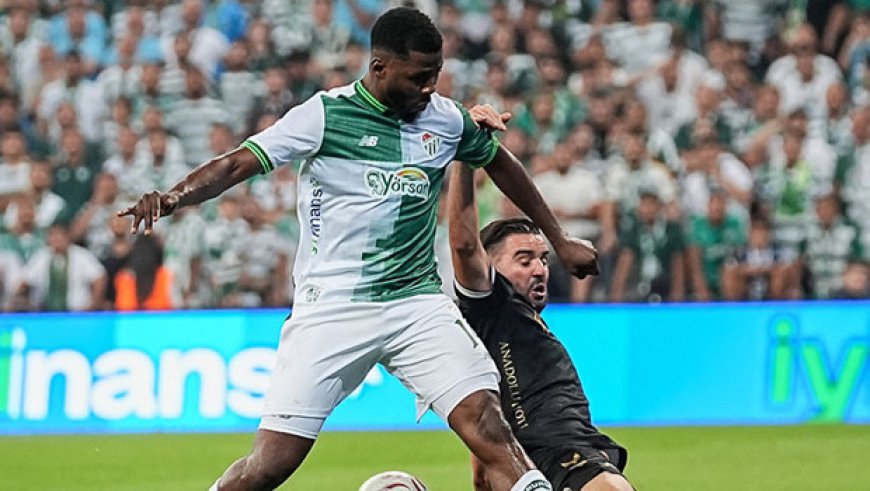 Bursaspor, taraftarının önünde galip!