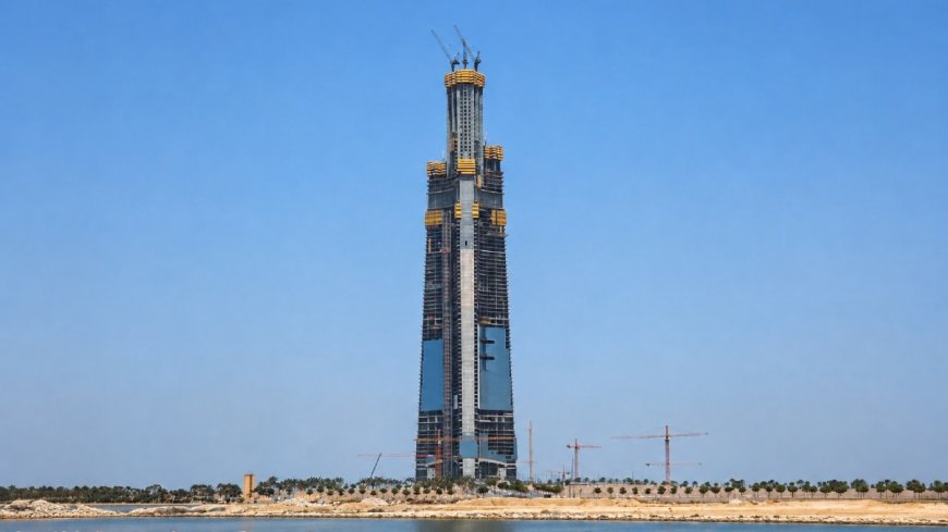Burj Khalifa'yı Bile Geride Bırakacak: 1 Kilometrelik Dev Binanın 430 Metresi Tamamlandı!